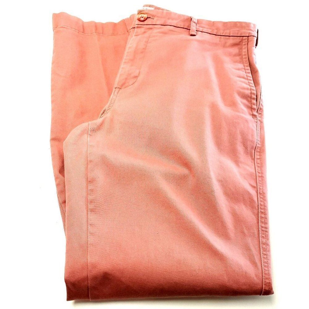 Joseph‎ Abboud Cotton Spandex Chino Pants Jeans 39/33 Salmon Mid Rise Stretch